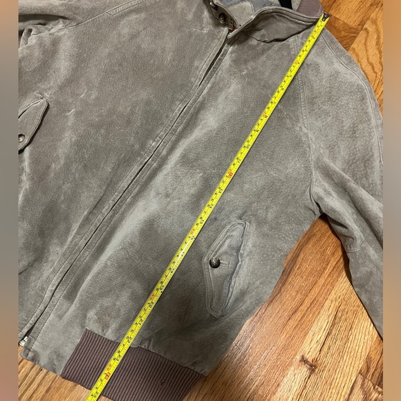 AUTHENTIC VINTAGE 1980s Abercrombie & Fitch Suede Harrington Jacket - Picture 12 of 14